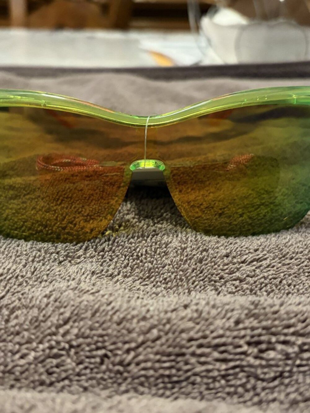 NWT Panama Jack Neon Green Sunglasses with Detachable Neck Strap